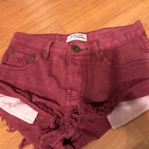 One Teaspoon Bandit Shorts